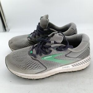 Brooks Ariel 20 Womens Running Shoes Size 9.5 Wide Grey Green 1203151D076 s1